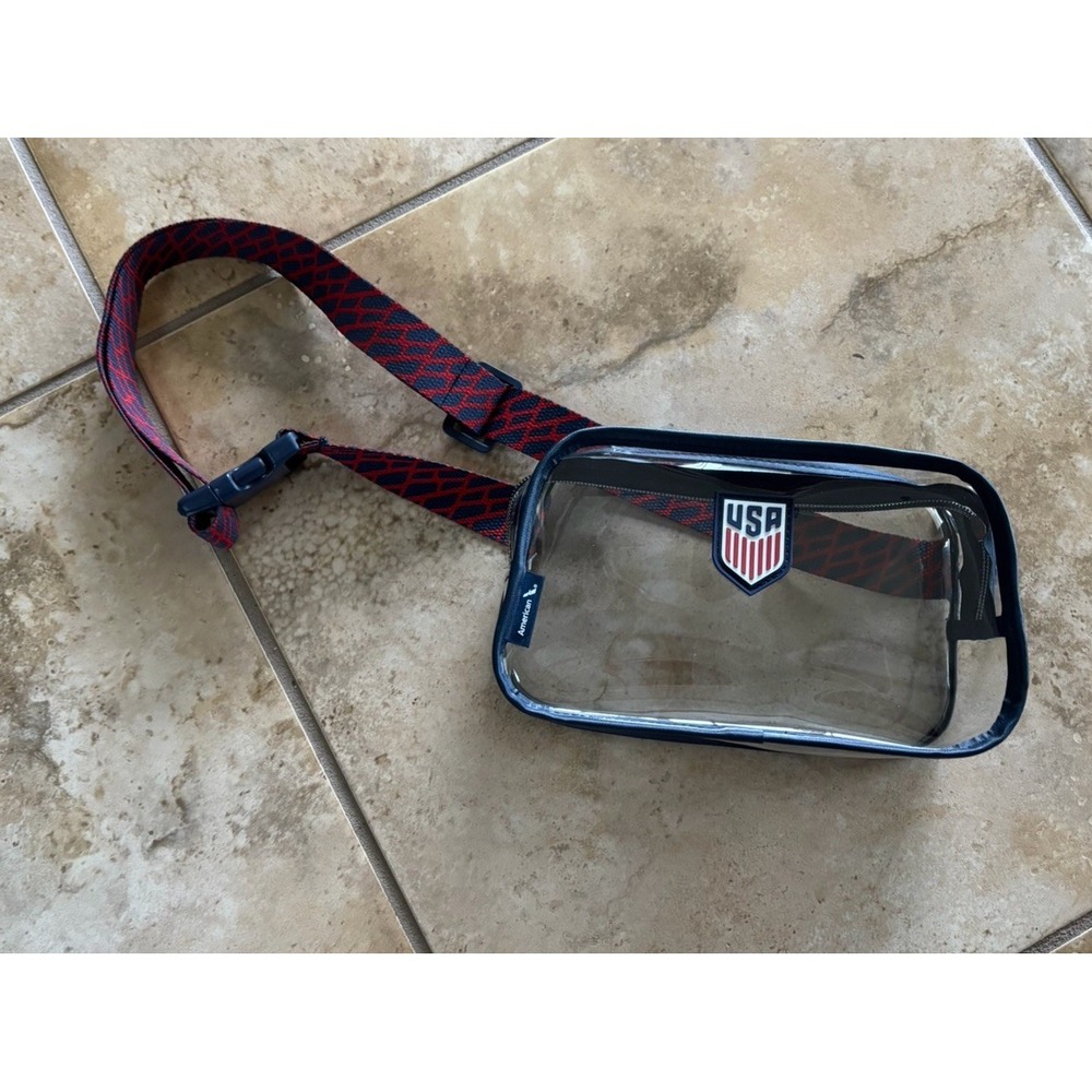 American Airlines US Soccer Clear Stadium Bag 2026 Host Cities Crossbody